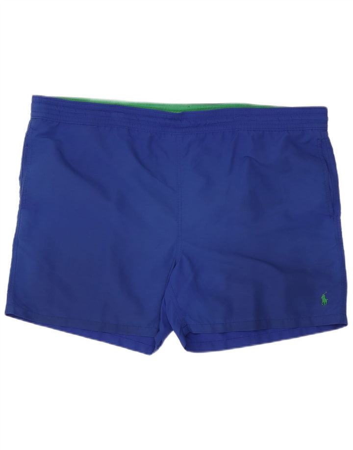 Pantaloncini da bagno da uomo Polo Ralph Lauren 2XL nylon blu