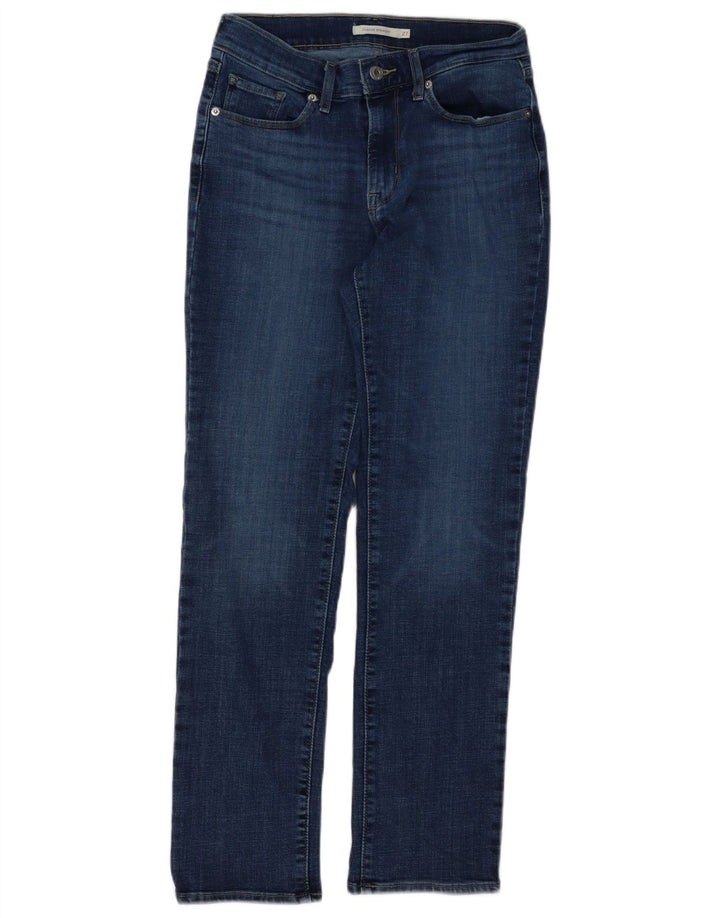 LEVI'S Jeans dritti da donna vestibilità classica W27 L28 cotone blu