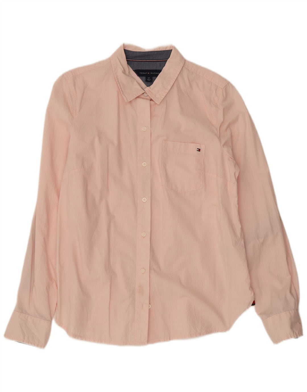 Camicia da donna Tommy Hilfiger UK 10 piccola in cotone rosa