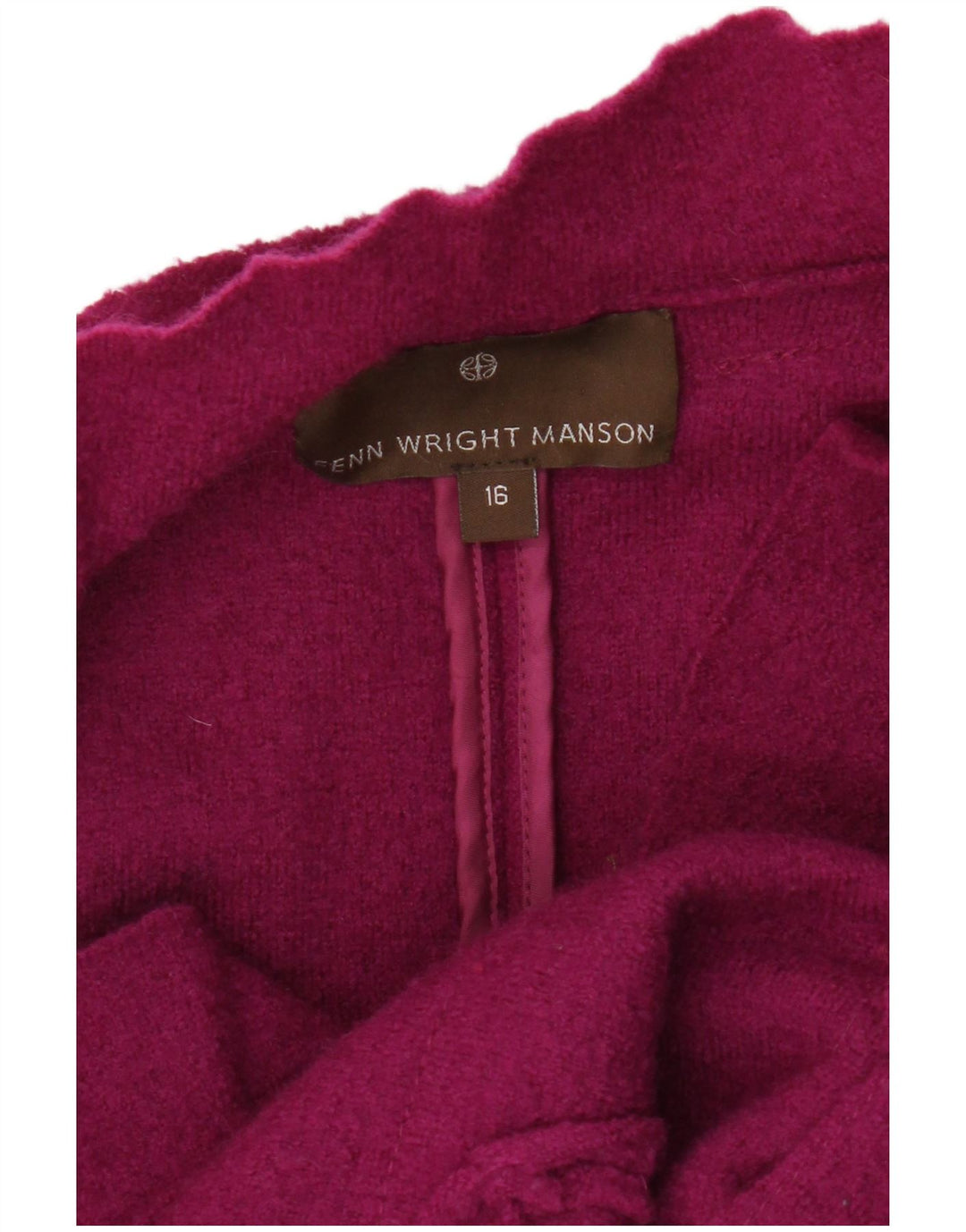 Giacca blazer a 2 bottoni da donna Fenn Wright Manson UK 16 grande rosa floreale