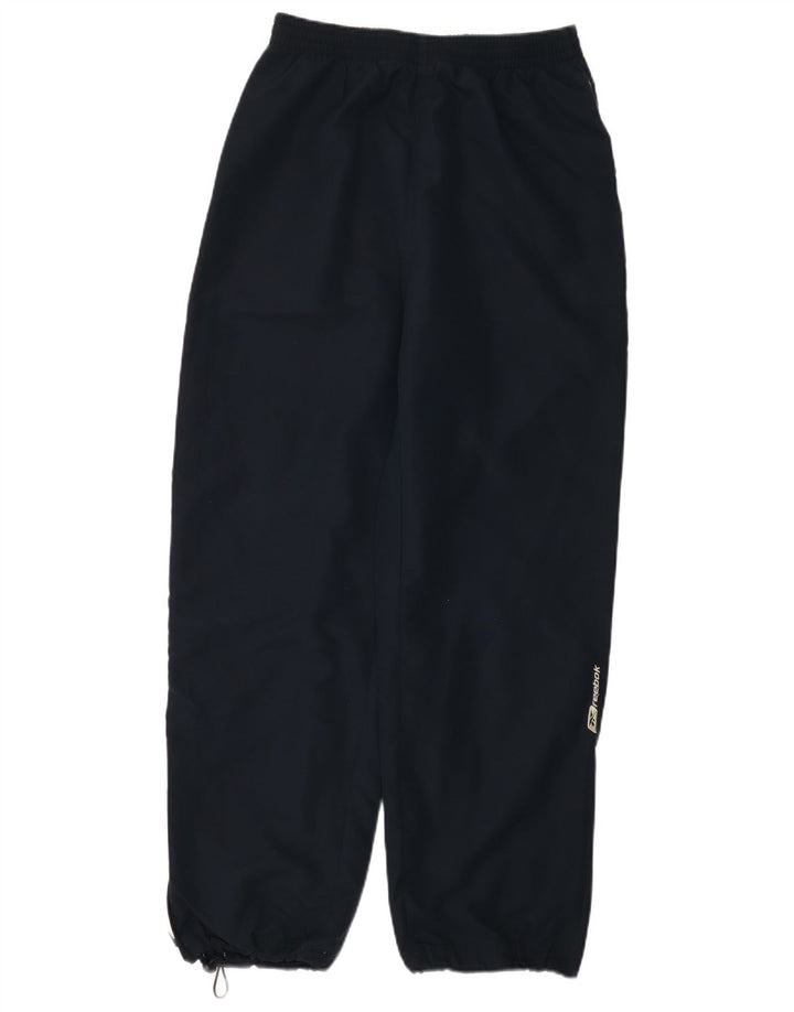 Pantaloni da tuta da uomo Reebok Joggers medi in poliestere blu navy
