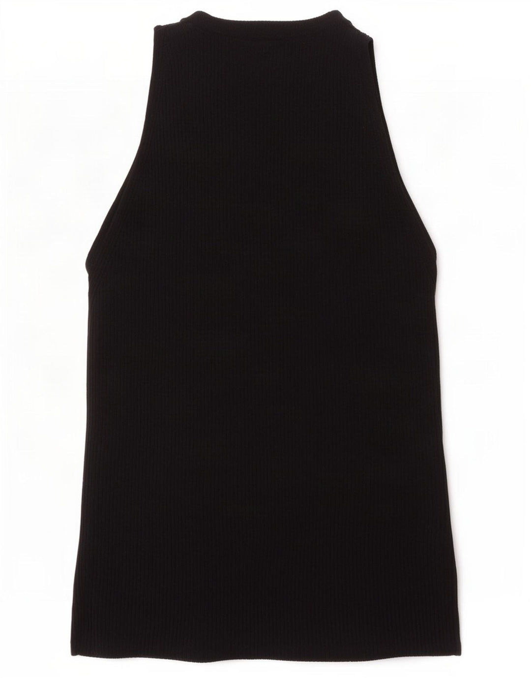 Canotta corta da donna Zara UK 8 piccola in viscosa nera