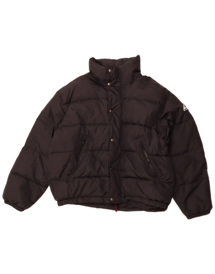 Giacca imbottita con cappuccio da uomo INVICTA UK 40 Large nera in poliammide