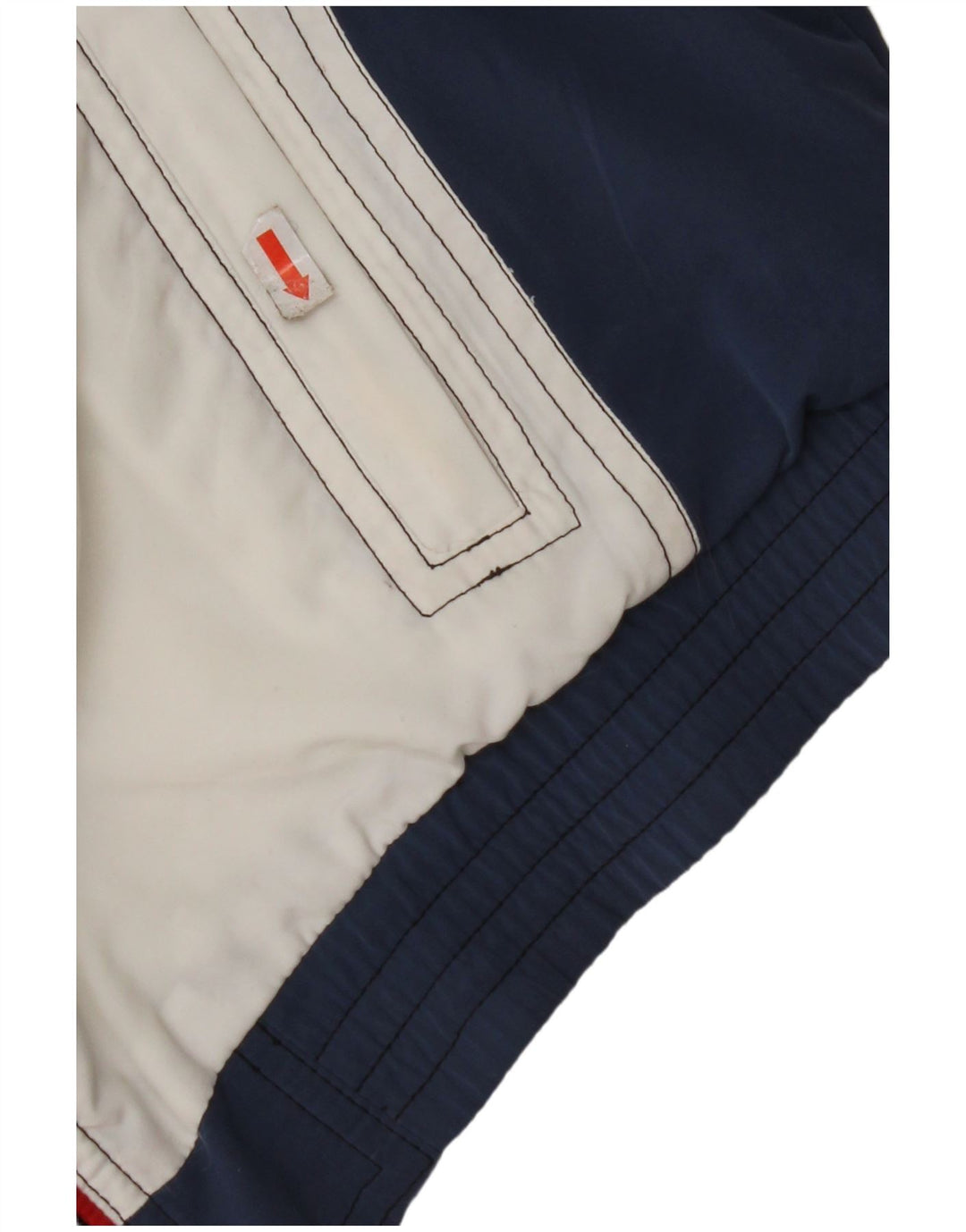 Giacca da tuta da uomo LOTTO UK 36/38 Small Poliestere color block bianco