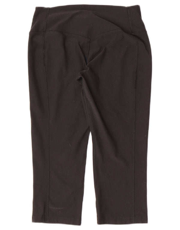 Pantaloni da tuta Nike Dri Fit Capri da donna UK 8 Small Poliestere nero