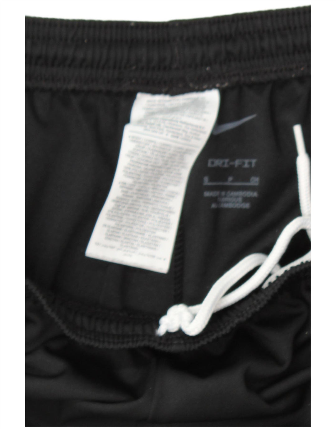 Pantaloni da tuta da uomo NIKE Dri Fit piccoli in poliestere nero