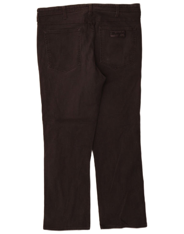 Jeans dritti elasticizzati Wrangler Arizona da uomo W38 L31 cotone grigio