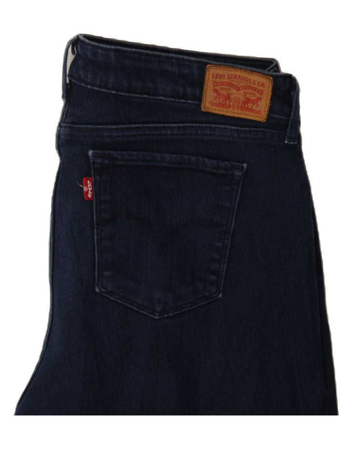 LEVI'S Womens 712 Slim Jeans W32 L27 Navy Blue Cotton Vintage Levi's and Second-Hand Levi's from Messina Hembry 