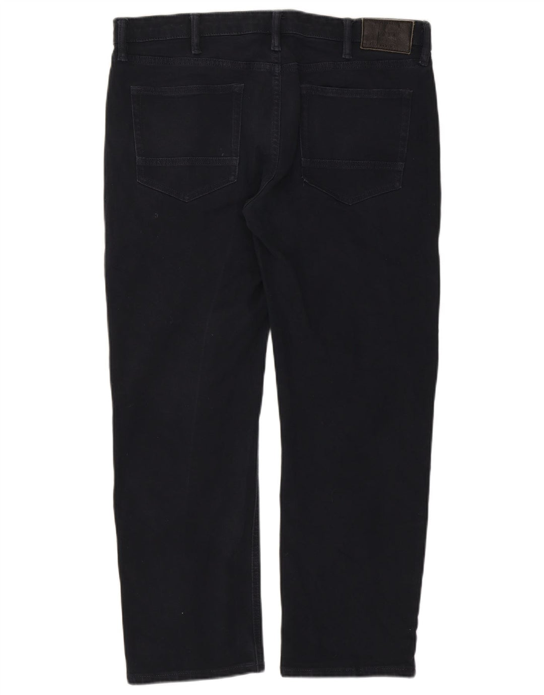 Jeans dritti da uomo Marks & Spencer W36 L29 cotone blu navy