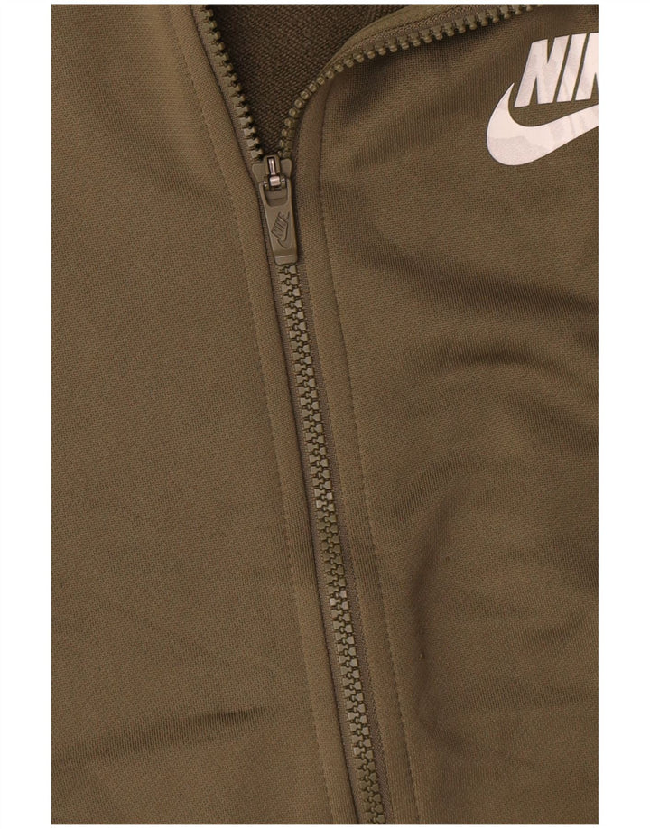 Giacca da tuta da ragazzo Nike 13-14 anni XL Poliestere color block kaki