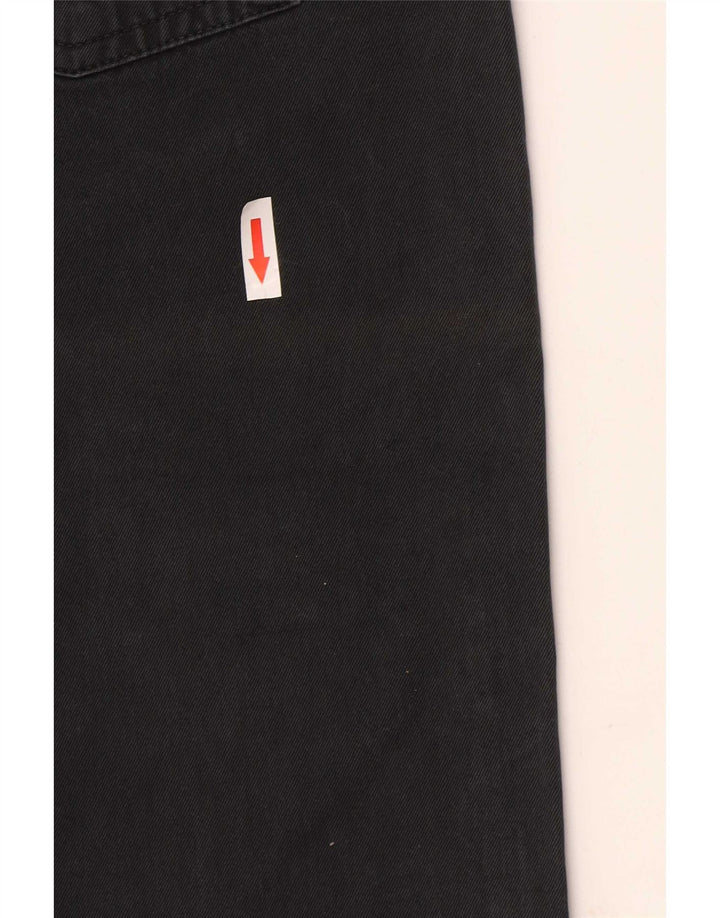 Jeans dritti da uomo uniformi W36 L30 cotone nero