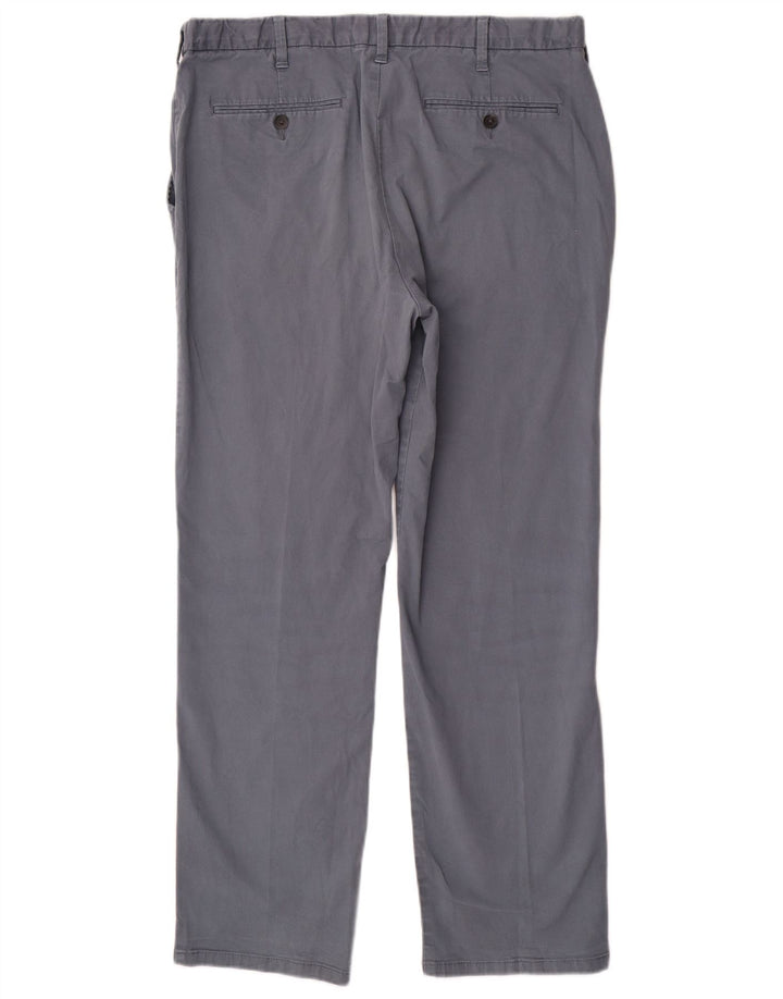 Pantaloni chino vestibilità regolare da uomo Marks & Spencer W38 L31 cotone blu