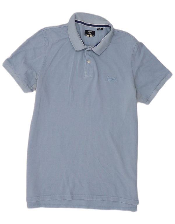 Polo da uomo Superdry 2XL in cotone blu
