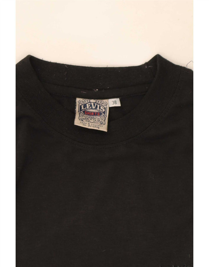 T-shirt da uomo Levi's Top UK 38 poliestere nero medio