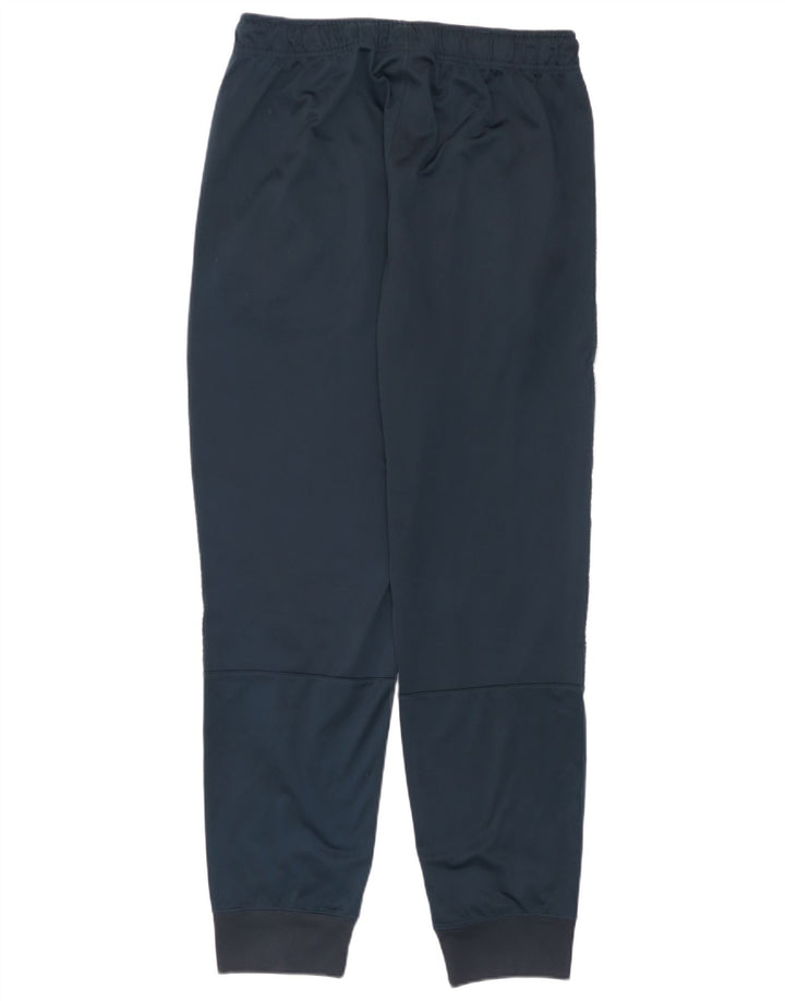 Pantaloni da tuta con grafica da uomo Champion, pantaloni da jogging, grandi, in poliestere blu navy