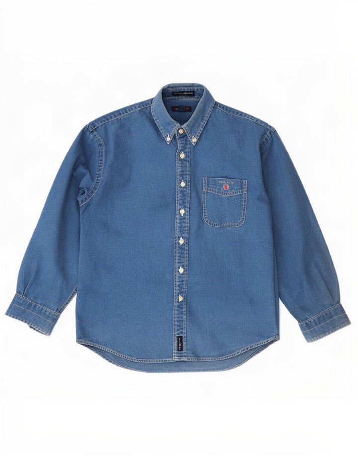 Camicia Gant Ragazzi 11-12 Anni XL Cotone Blu