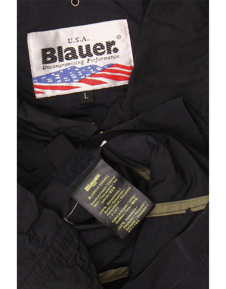 Giacca utility da uomo Blauer UK 40 Large blu navy in poliammide