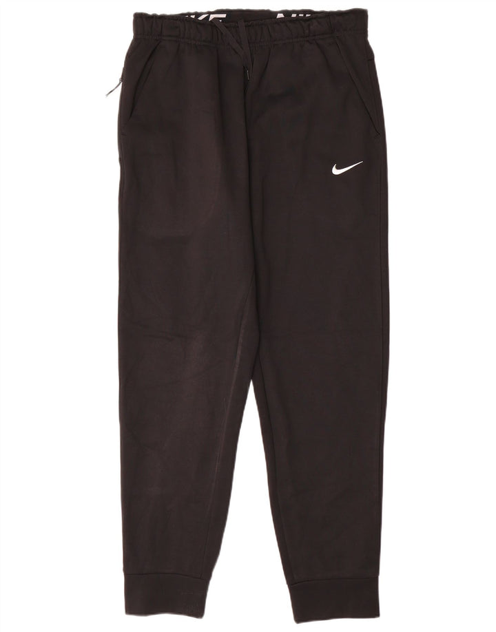 Pantaloni da tuta Nike Therma-Fit da uomo, pantaloni da jogging, poliestere nero medio