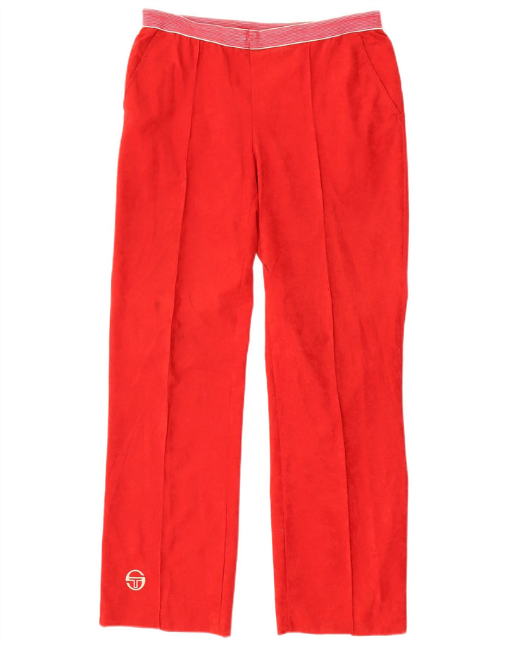 SERGIO TACCHINI Pantaloni Tuta Donna IT 48 XL W34 L29 Triacetato Rosso