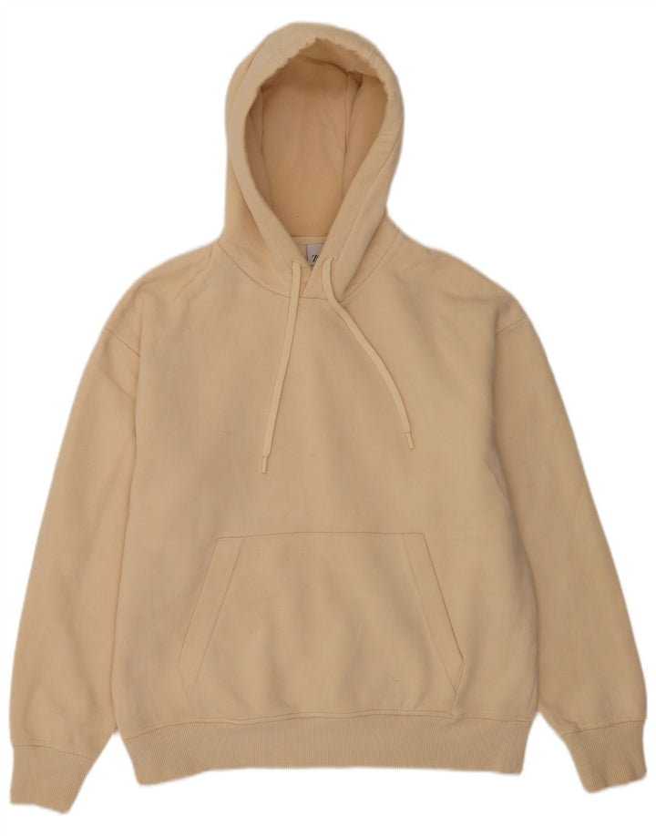 Maglione con cappuccio da uomo Zara in cotone beige medio