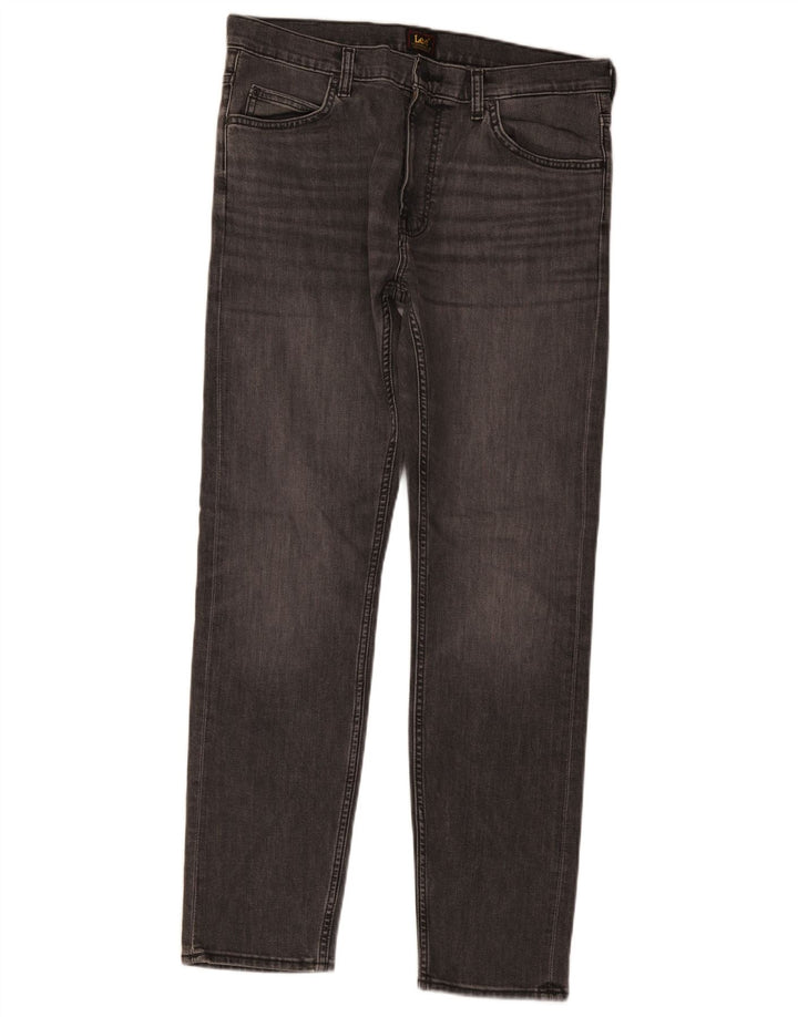 Jeans Lee Rider Slim da uomo W33 L32 in cotone grigio