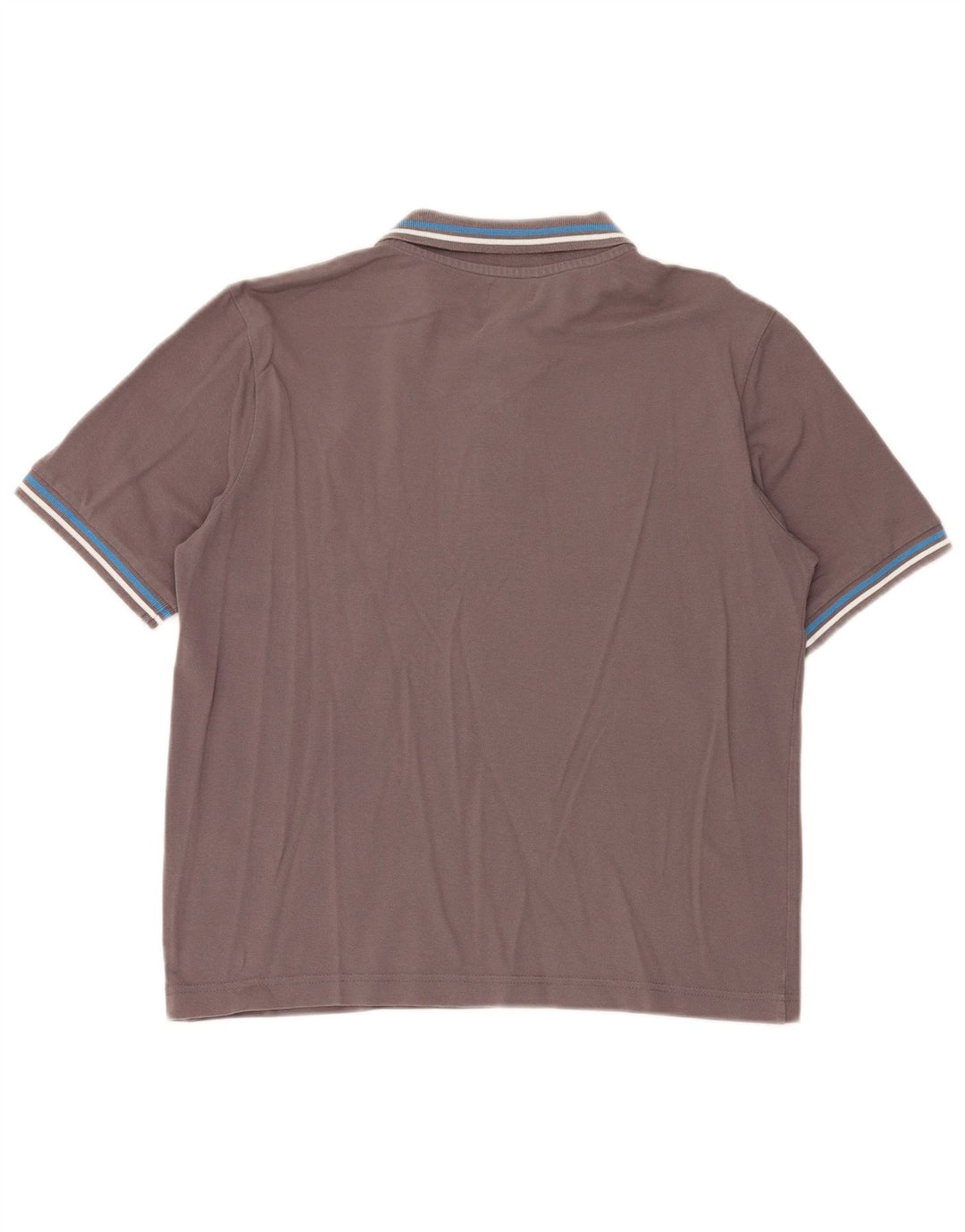 Polo Kappa Uomo In Cotone Grigio Medio