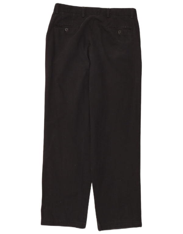 Pantaloni chino larghi da uomo Dockers W32 L32 in cotone nero