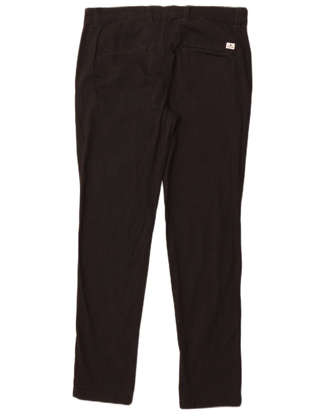 Pantaloni chino slim da uomo Jack & Jones W34 L32 cotone nero