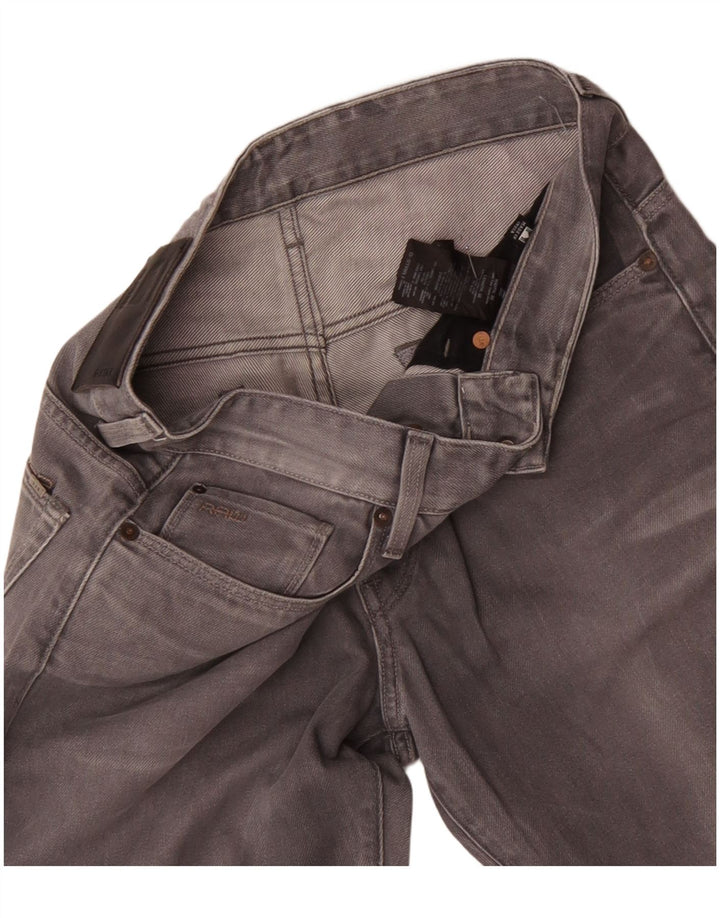 Jeans slim da uomo G-Star 3301 W30 L32 poliestere grigio
