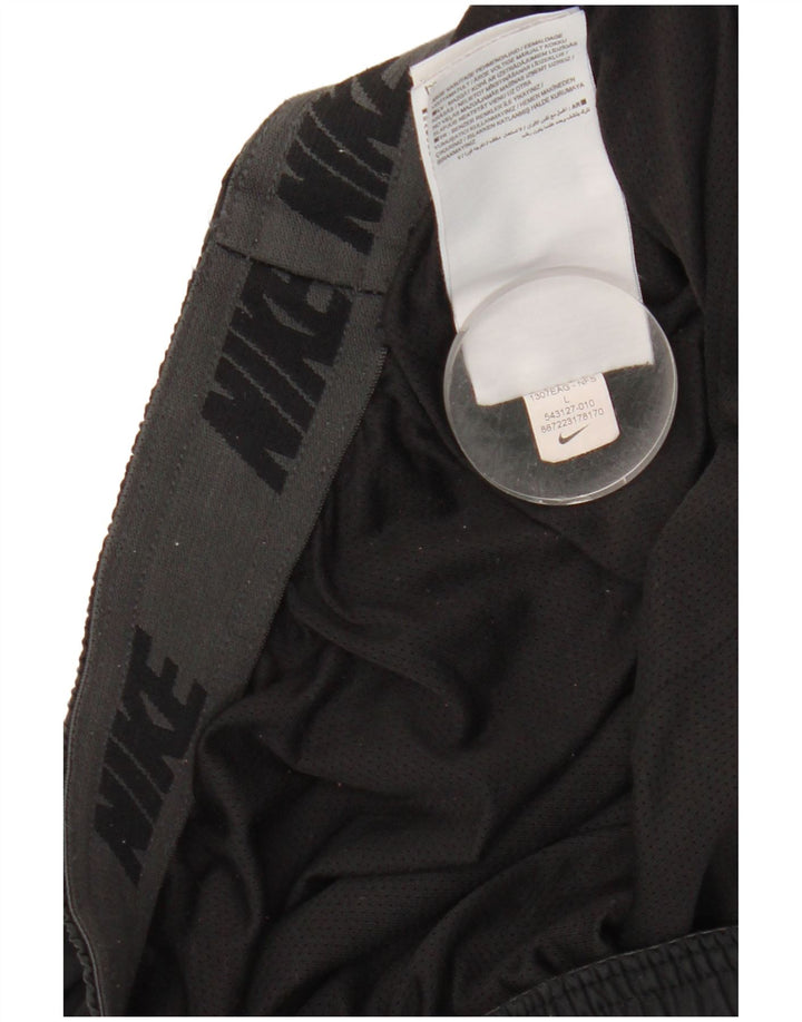 Pantaloni da tuta da uomo Nike Large neri in poliestere
