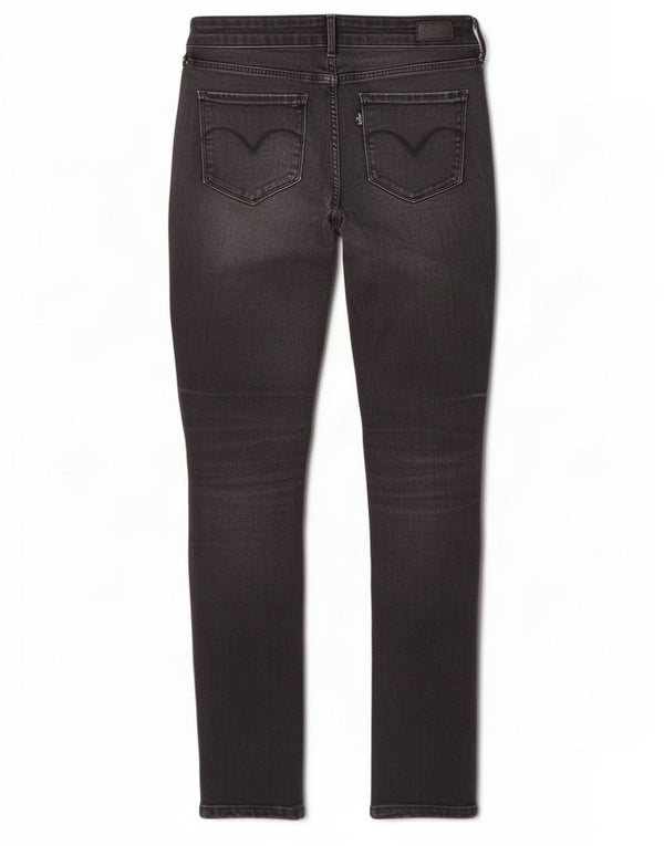 Jeans skinny Levi's da donna Bold Curve a vita media W29 L32 cotone nero