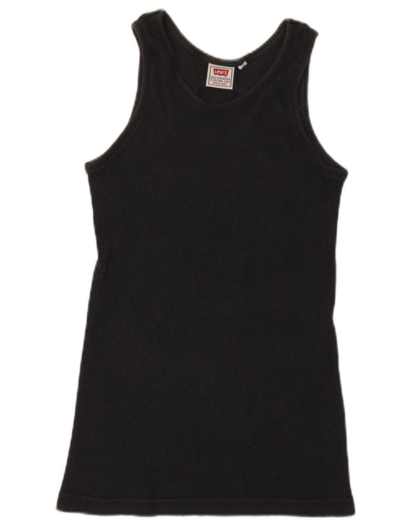 Canotta da donna Levi's UK 12 cotone nero medio