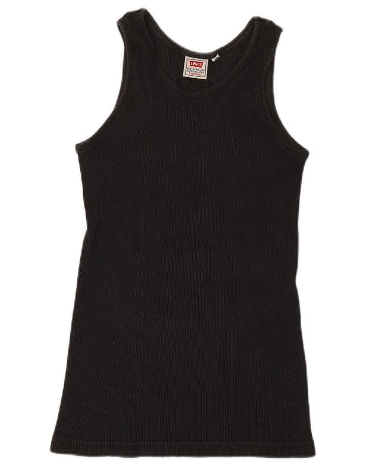 Canotta da donna Levi's UK 12 cotone nero medio