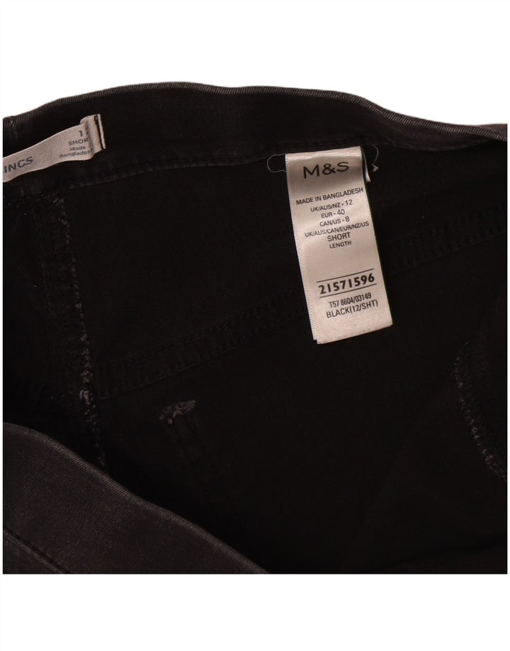 Jeans Jeggings da donna Marks & Spencer UK 12 medio W30 L26 cotone nero