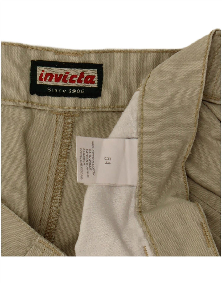 Pantaloncini cargo da uomo Invicta IT 54 2XL W36 Cotone beige