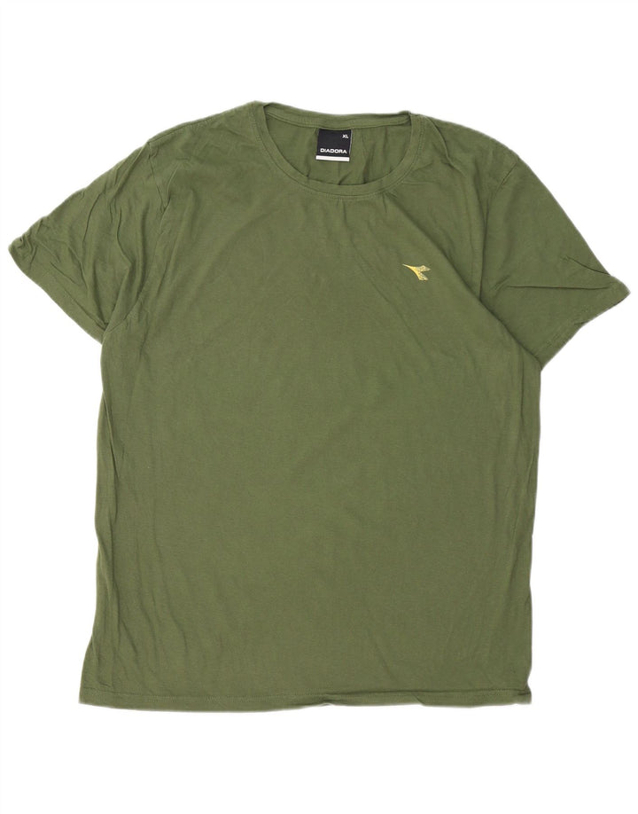 T-shirt Diadora Uomo Top XL Verde Cotone