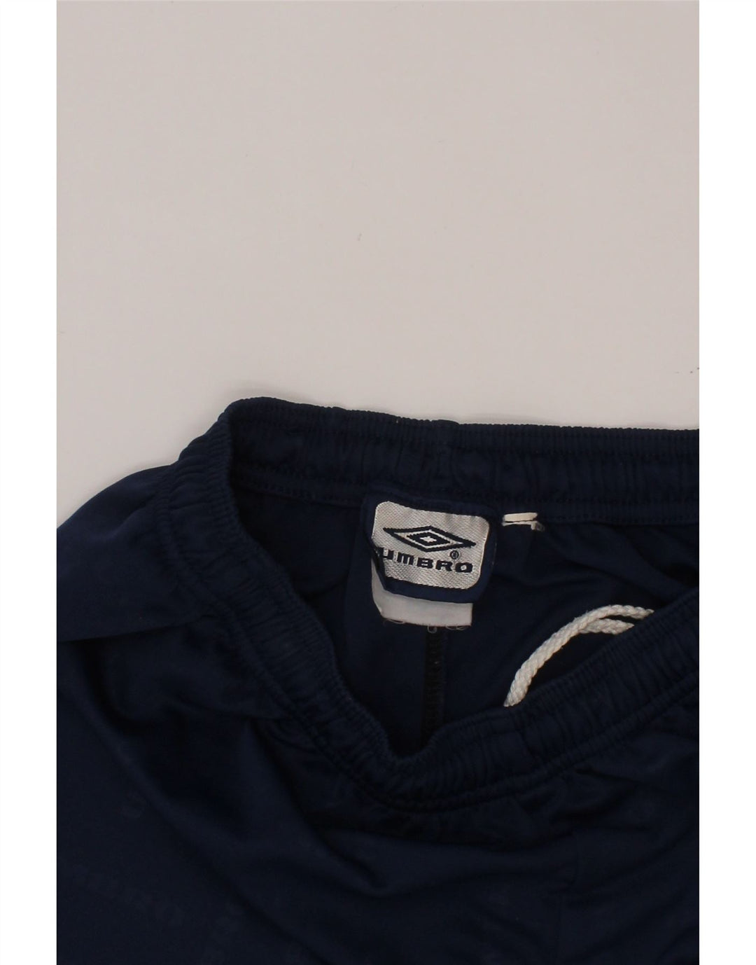 Pantaloncini sportivi grafici da ragazzo UMBRO 13-14 anni in poliestere blu navy