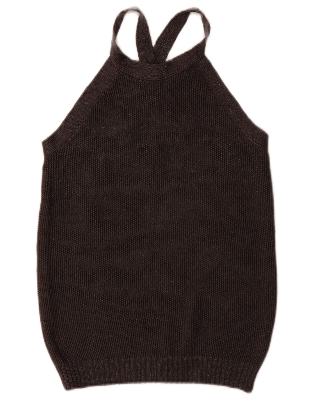 Canotta da donna Massimo Dutti UK 12 media seta nera