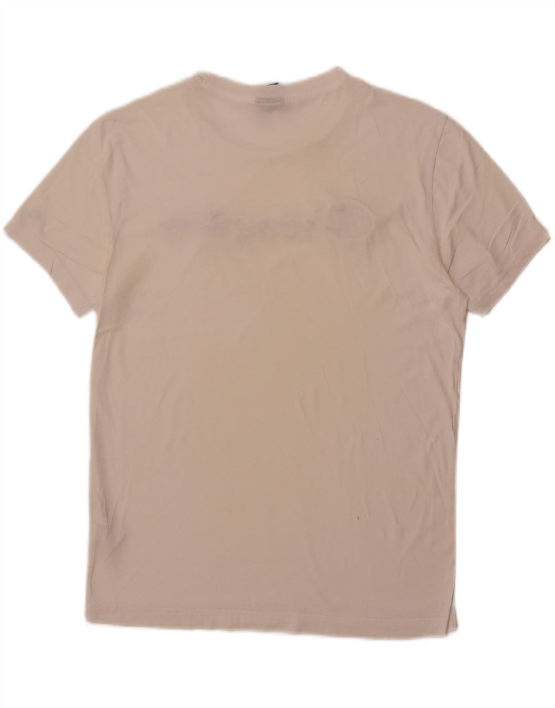 T-shirt grafica da uomo CHAMPION Top in cotone bianco medio
