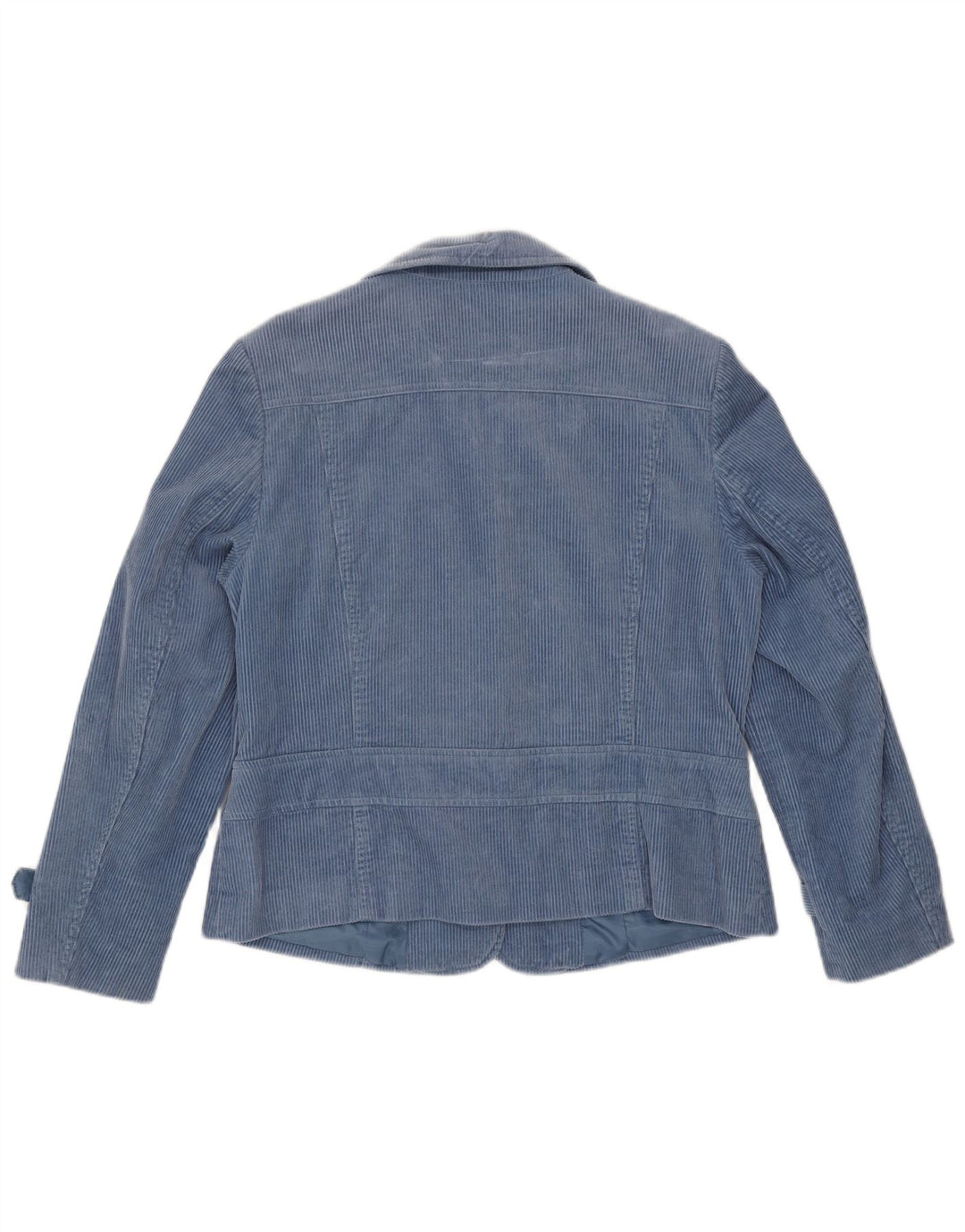 Giacca da donna in velluto a coste John Baner UK 16 grande cotone blu