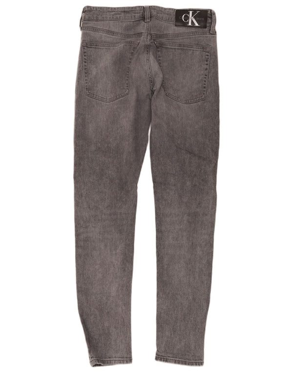 Jeans affusolati slim fit da uomo Calvin Klein W29 L32 cotone grigio