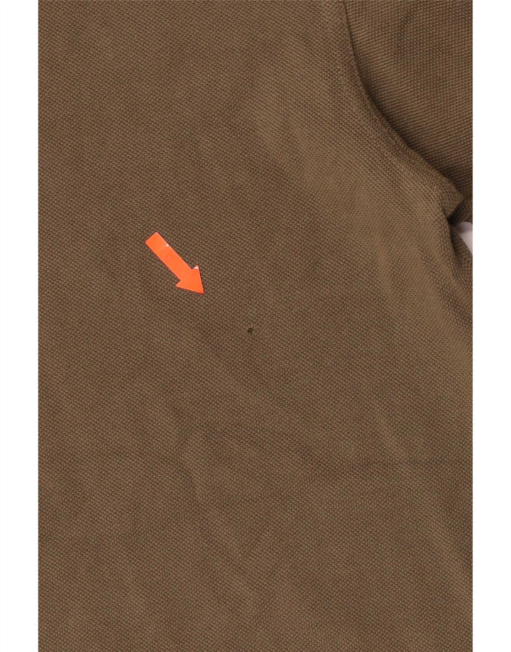 Polo da uomo Fred Perry in cotone kaki medio