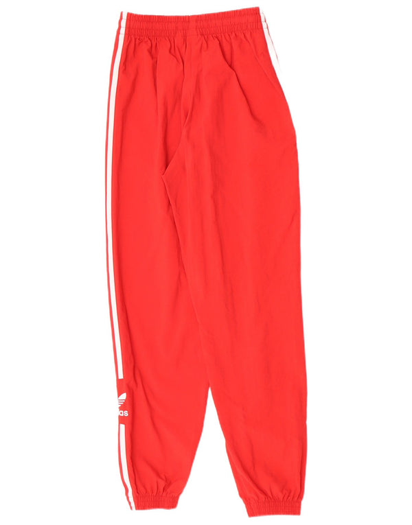 Pantaloni da tuta da donna Adidas Joggers UK 6 XS nylon rosso