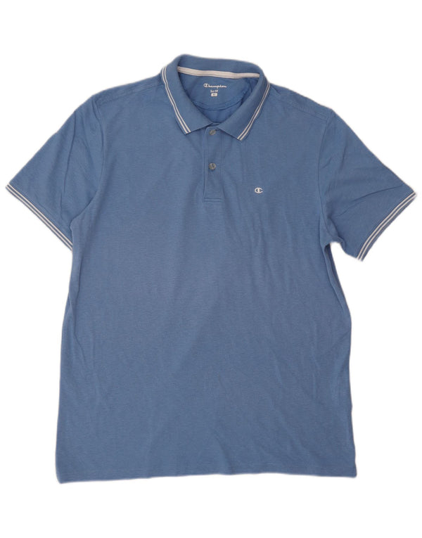 Polo Champion da uomo Easy Fit XL in cotone blu