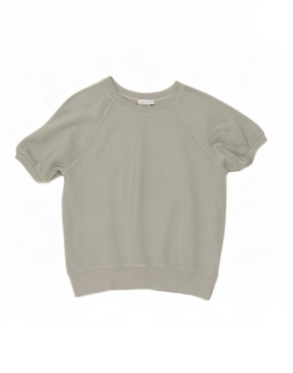Felpa da donna a maniche corte Gap Jumper UK 14 Cotone verde medio