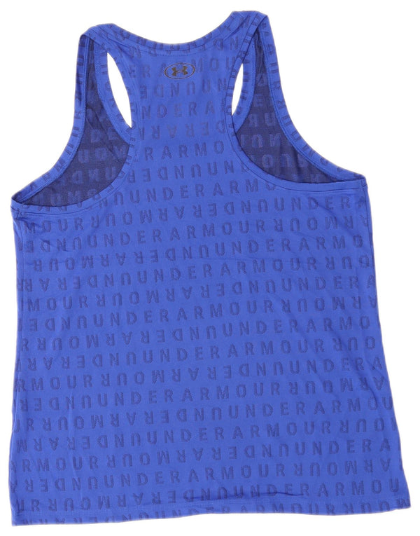 Canottiera grafica da donna UNDER ARMOUR UK 18 XL poliestere blu