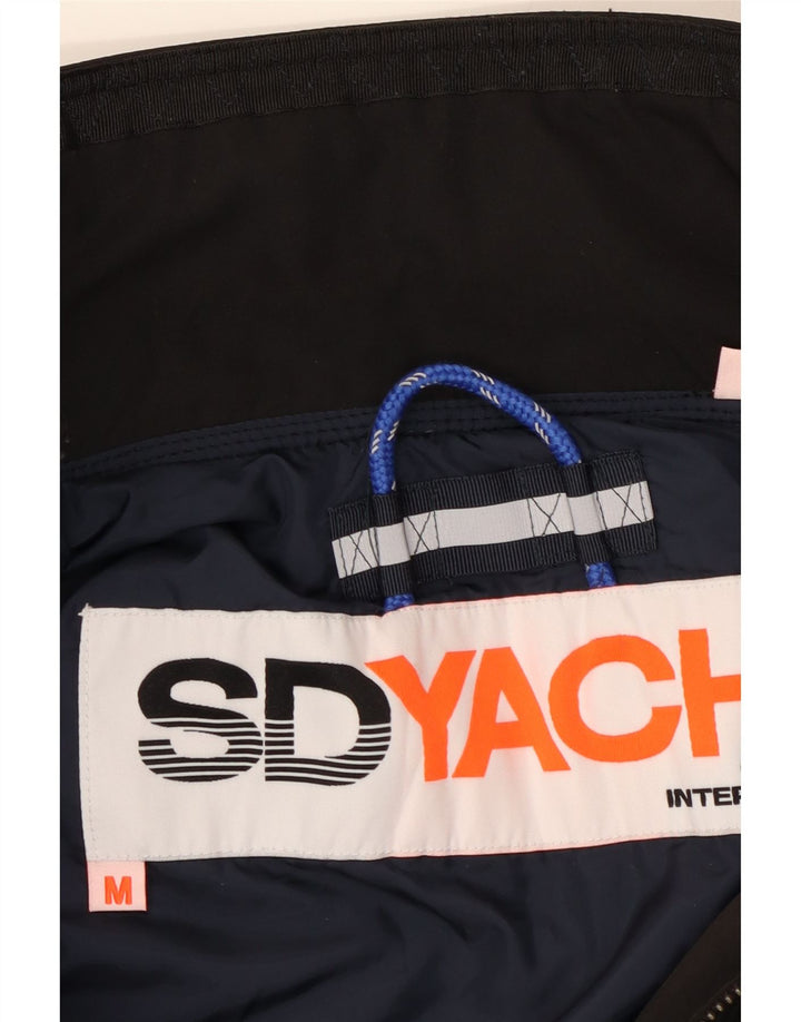 Giubbotto bomber grafico da uomo Superdry UK 38 poliestere nero medio