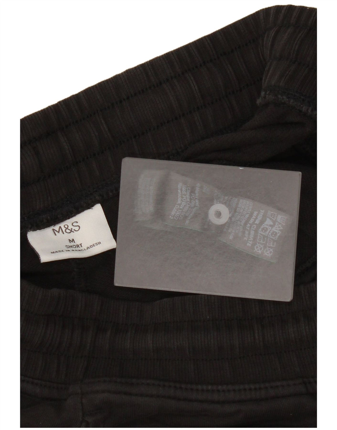 Pantaloni da tuta da uomo Marks & Spencer medio cotone nero