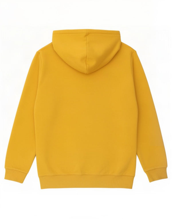 Maglione con cappuccio da uomo Reebok in cotone giallo medio