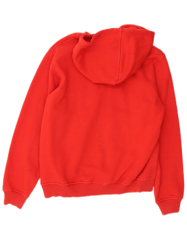 Maglione con cappuccio grafico da donna vestibilità ampia Gap UK 6 XS rosso cotone